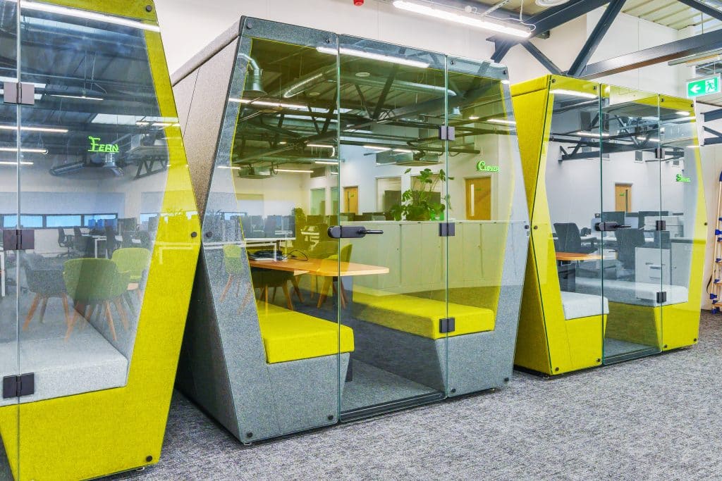 quiet offices set up at chapman way office