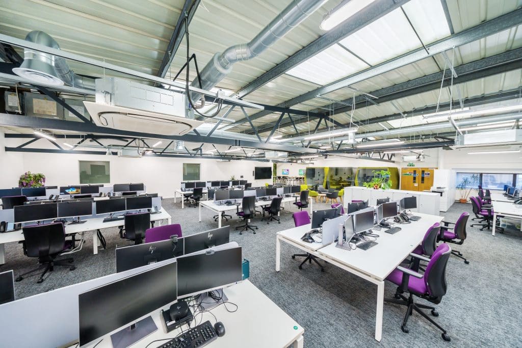 Industrial facility estate Workspace Kent office project Office reno
