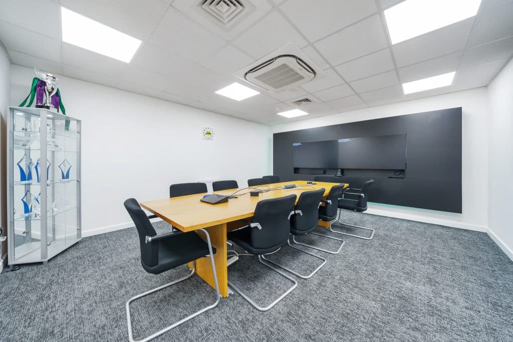 Commercial property High end facility management project Office space Modern Capacity planned workspace
