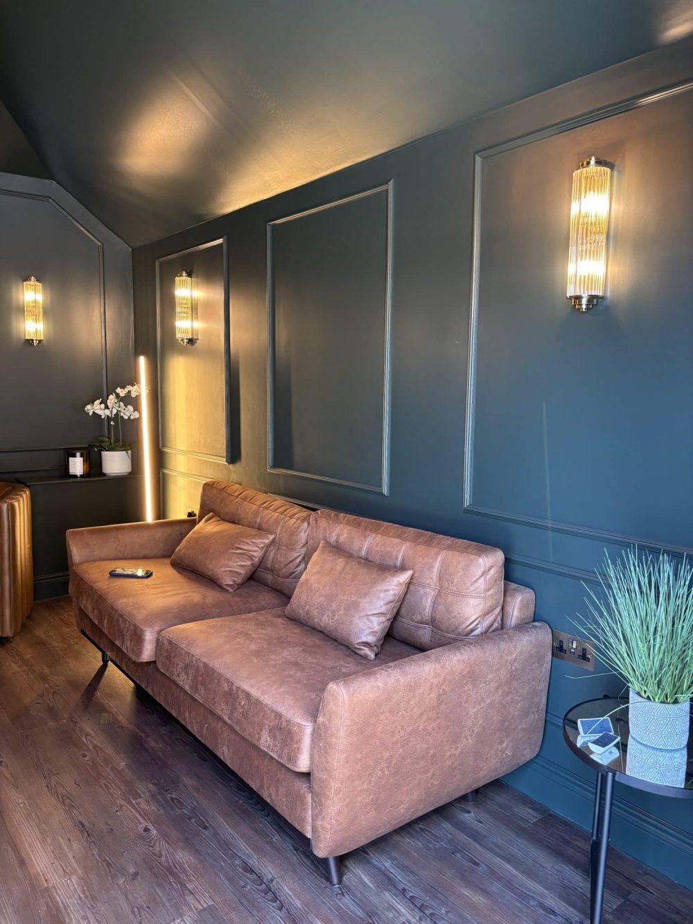 luxury home build extension golf simulator room